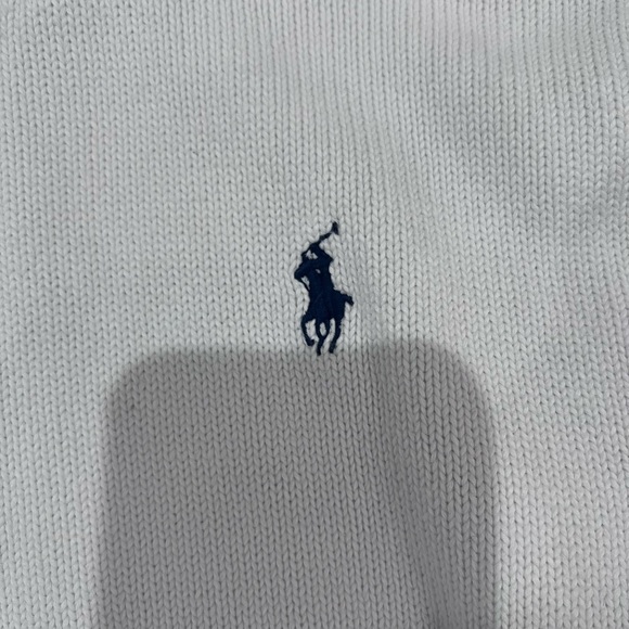 Ralph Lauren Sport quarter zip size Xl blue and white like new - Picture 2 of 4
